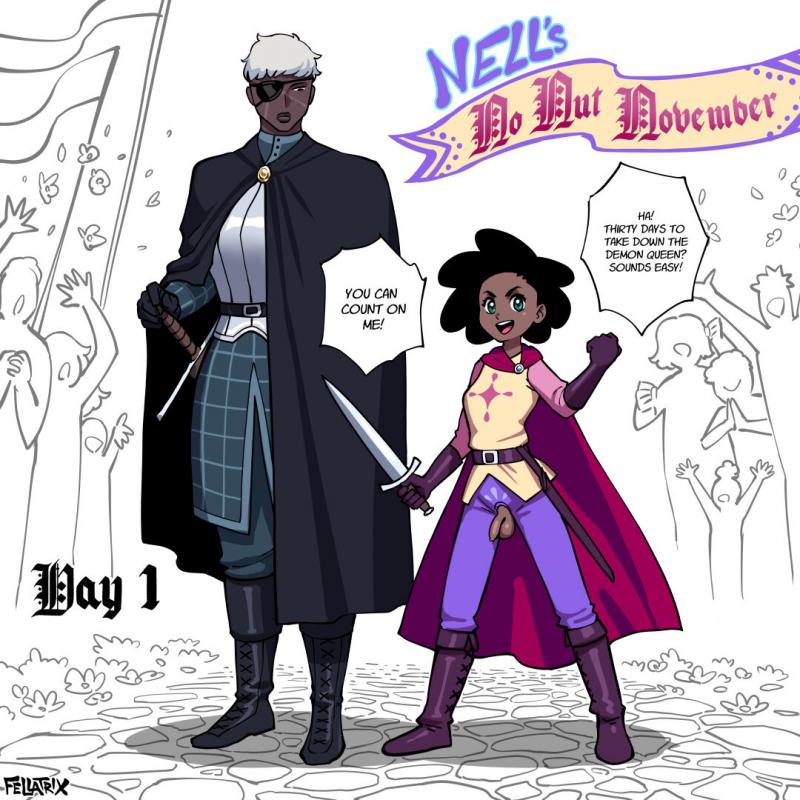Fellatrix - Nell's No Nut November Porn Comics