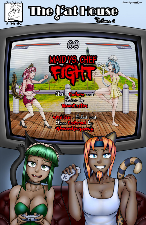 NOVACASTER- THE CAT HOUSE VOL. 6 – MAID VS CHEF FIGHT Porn Comics